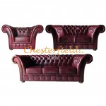 Windchester 321 Antikrot Chesterfield Garnitur