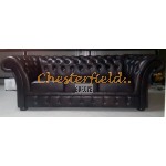 Windchester XL Antikbraun 2-Sitzer Chesterfield Sofa