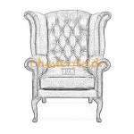 Bestellung Queen Chesterfield Ohrensessel in anderen Farben