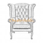 Bestellung Queen Chesterfield Ohrensessel in anderen Farben