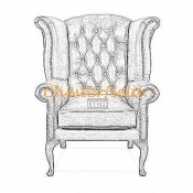 Queen Chesterfield Ohrensessel (6)