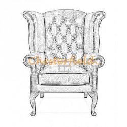 Queen Chesterfield Ohrensessel - TheChesterfields.de