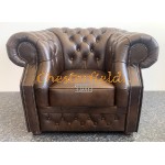 Windsor 311 Antik Mittelbraun Chesterfield Garnitur A5M