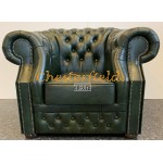 Windsor Antikgruen Chesterfield Sessel 