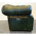 Windsor Antikgruen Chesterfield Sessel 