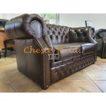 Windsor Antikbraun 2-Sitzer Chesterfield Sofa
