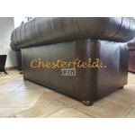 Windsor XL Antikbraun 2-Sitzer Chesterfield Sofa