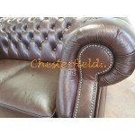 Windsor XL Antikbraun 2-Sitzer Chesterfield Sofa