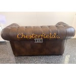 Windsor XL Antik Mittelbraun 2-Sitzer Chesterfield Sofa