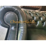 Windsor XL Antikgruen 2-Sitzer Chesterfield Sofa