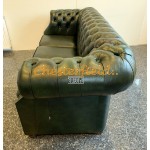 Windsor XL  Antikgruen 3-Sitzer Chesterfield Sofa